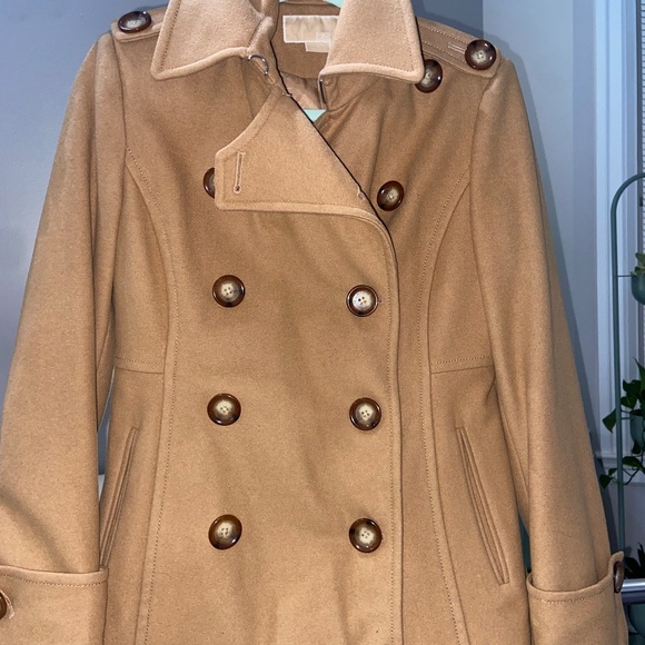 Michael Kors Long Trench Coat - Picture 1 of 5